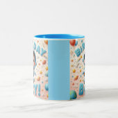 Boy's birthday Mug Zweifarbige Tasse (Mittel)
