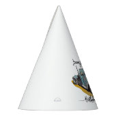 Boys Birthday Party Blue Semi Truck Partyhütchen (Links)