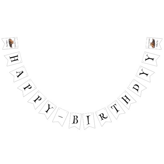 Boys Birthday Party Orange Semi Truck Wimpelkette (Alle)