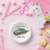 Boys birthday party with two toned sedan pappteller (Party)