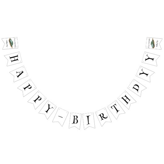 Boys birthday party with two toned sedan wimpelkette (Alle)