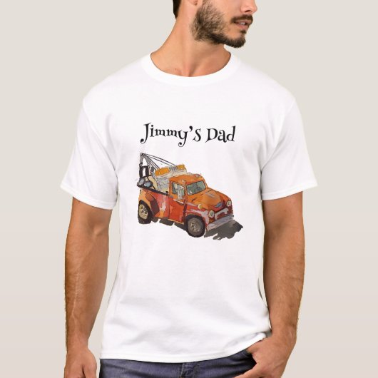 Boys birthday party with wrecker T-Shirt (Vorderseite)