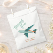 Boys Blue Baby Shower Airplane Babydusche Geschenktütchen (Ausgeschnitten)