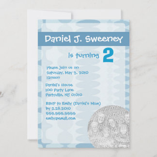 Boys Blue Birthday Einladungskarten