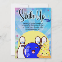 Boys Blue Bowling Gefärbte Krawatte Party