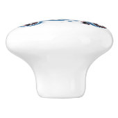 Boys Blue Pirate Skull Crossbones Punk Dresser Keramikknauf (Seitenansicht)