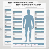 Boys Body Measurement Tracker-Gewichtsabnahme (Vorne/Hinten)