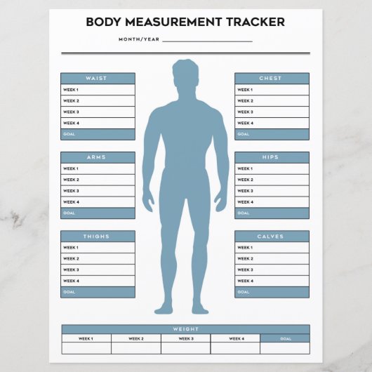 Boys Body Measurement Tracker-Gewichtsabnahme (Vorderseite)