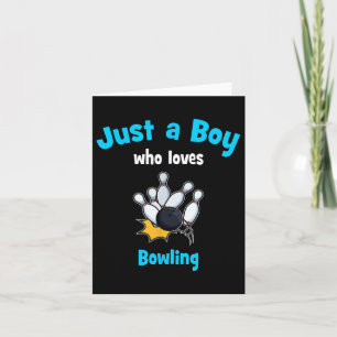 Boys Bowling Shirt Kinder Bowling Karte