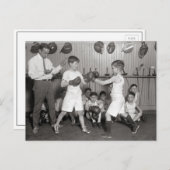 Boys' Boxing Club, 1925 Postkarte (Vorne/Hinten)