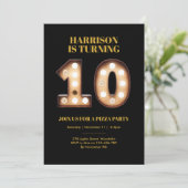 Boys Bright lights 10. Einladung (Stehend Vorderseite)