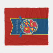 Boys Buchstabe R Name bedeutet Richard Löwen Ritte Fleecedecke (Vorderseite (Horizontal))