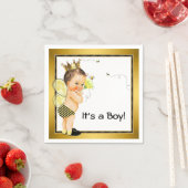 Boys Bumble Bee Baby Dusche Serviette (Beispiel)