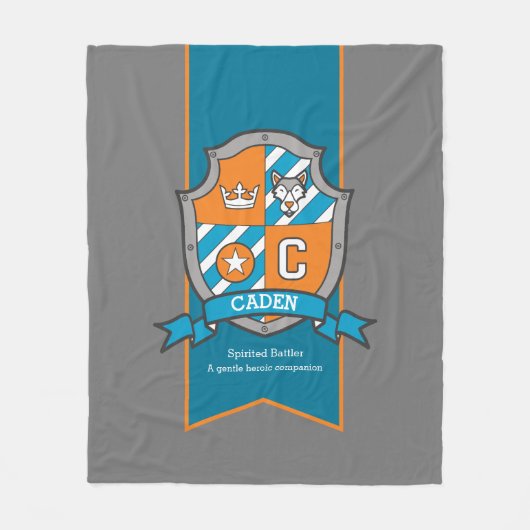 Boys Caden oder Buchstabe C, d. h. graue Decke (Vorderseite)