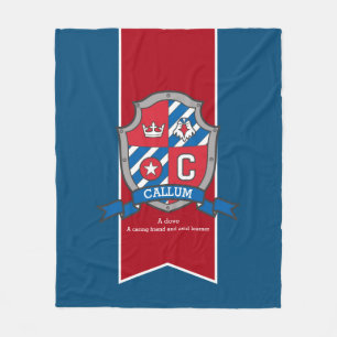 Boys Callum oder Buchstabe C, d. h. graue Decke