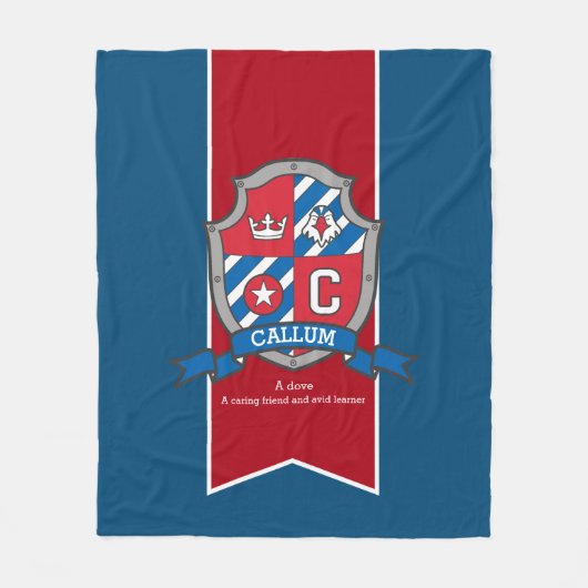 Boys Callum oder Buchstabe C, d. h. graue Decke (Vorderseite)