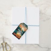 Boys Camping Adventure Birthday Party Gefallen Geschenkanhänger (Mit Garn)