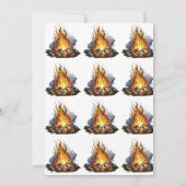 Boys Camping Adventure Geburtstag Einladung (Rückseite)