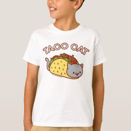 Boy's Cat T - Shirt - "TACO CAT"