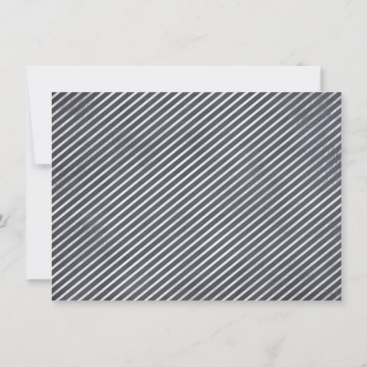 Boys Chalkboard Monkey 1. Geburtstag Einladung (Rückseite)