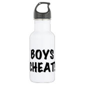 Boys Cheat Edelstahlflasche (Vorderseite)