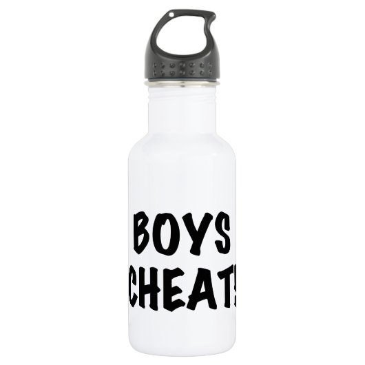 Boys Cheat Edelstahlflasche (Vorderseite)