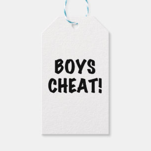 Boys Cheat Geschenkanhänger