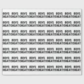 Boys Cheat Geschenkpapier (Flach)