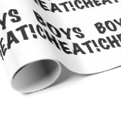 Boys Cheat Geschenkpapier (Rolleneckpunkt)