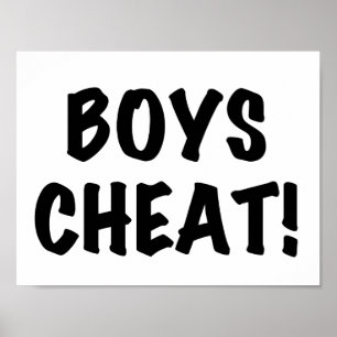 Boys Cheat Poster