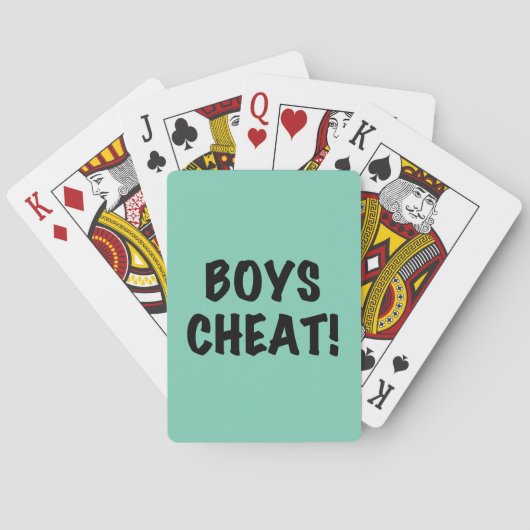 Boys Cheat Spielkarten (Rückseite)