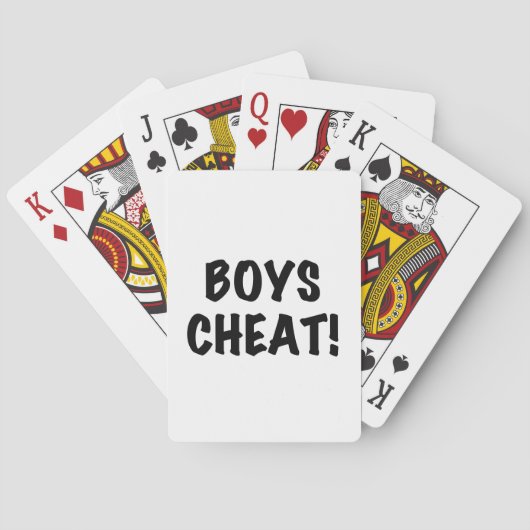 Boys Cheat Spielkarten (Rückseite)