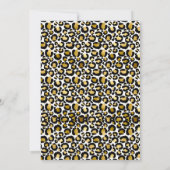 Boys Cheetah Safari Einladung zum Geburtstag (Rückseite)