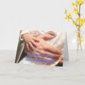 Boy's Christening Karte (Gelbe Blume)