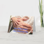 Boy's Christening Karte (Vorderseite)