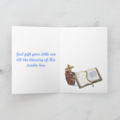 Boys Christenings Book Karte (Innenseite)
