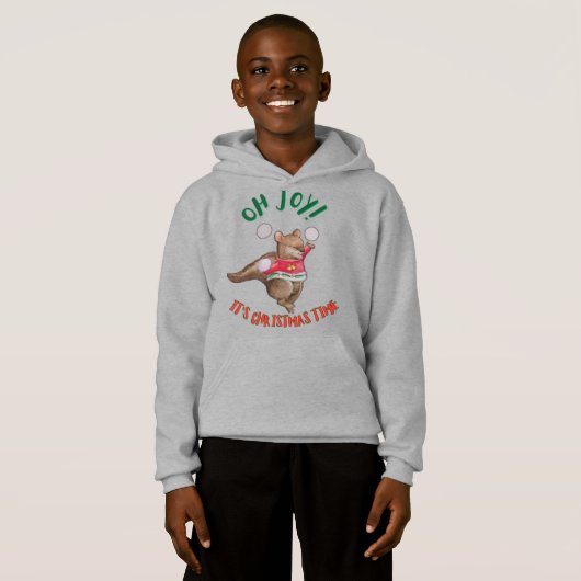 Boys Christmas Joy Pullover Hoody (Vorne ganz)
