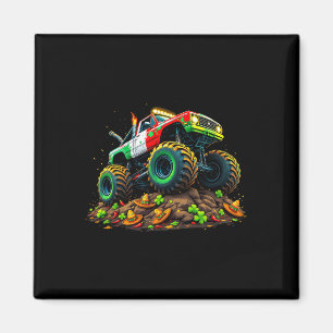 Boys Cinco De Mayo Kleinkind Lucky Monster Truck Magnet