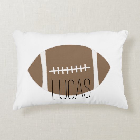 Boys Classic Simple Football Dekokissen (Vorderseite)