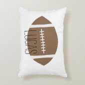 Boys Classic Simple Football Dekokissen (Vorderseite(Vertikal))