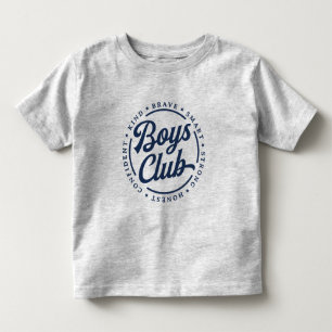 Boys Club T - Shirt - Brave Smart Strong Honest Ki