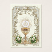 Boy's Communion Catholic Remembrance Holy Card (Vorderseite)