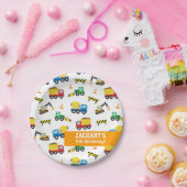 Boys Construction Vehicles Muster Geburtstagsparte Pappteller (Party)