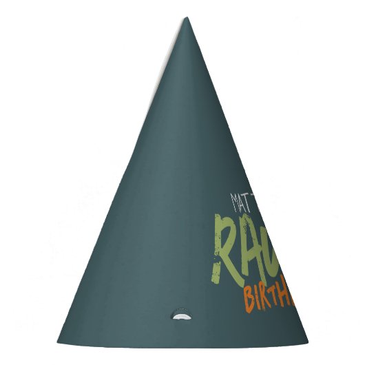 Boys Cool Dinosaur Dig Kindergeburtstag Partyhütchen (Links)