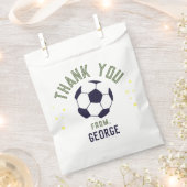 Boys Cool Soccer Thank You Kids Birthday Geschenktütchen (Ausgeschnitten)