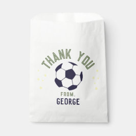 Boys Cool Soccer Thank You Kids Birthday Geschenktütchen