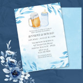 Boys Couples Co Ed Blue Baby Dusche Einladung