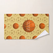 Boys Cute Sports Basketball Pattern Kids Handtuch (Handtuch)