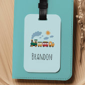 Boys Cute Train Kids Gepäckanhänger