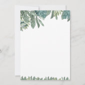 Boys Cute Wild Five Safari 5th Birthday Einladung (Rückseite)